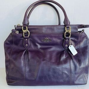 Coach Colette Soft Leather Tote/ Purse Bag. Some marks marks on inside of purse